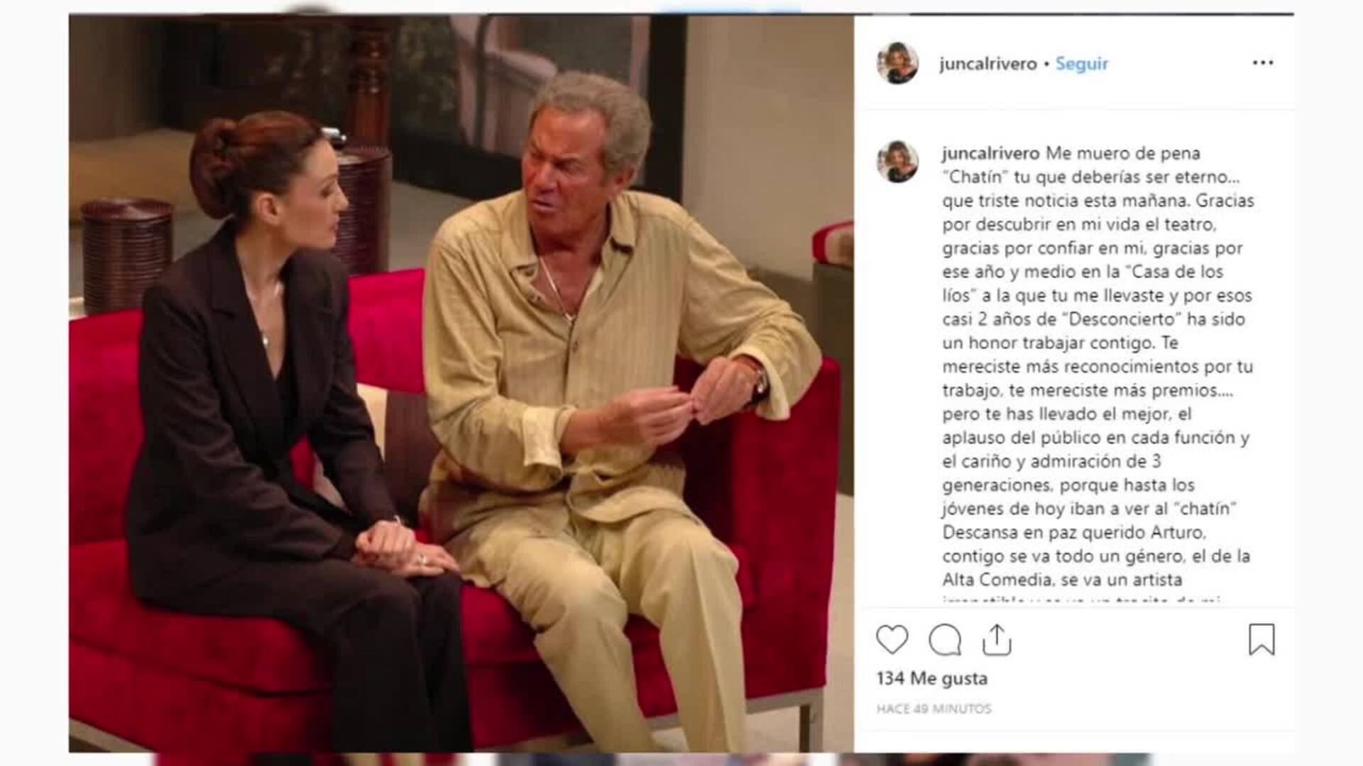 Numerosos rostros conocidos rinden homenaje a Arturo Fernández