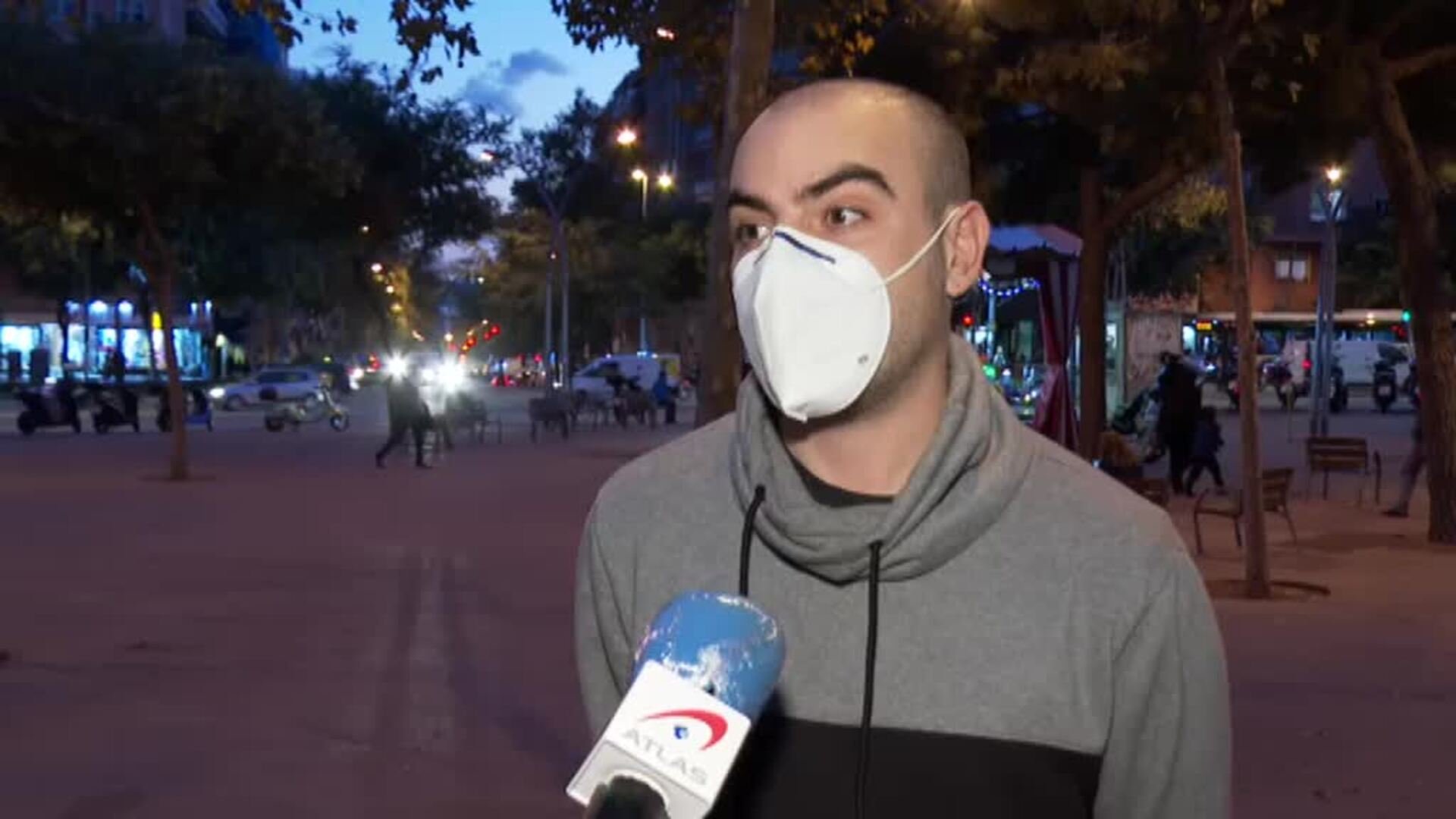 Segunda noche de toque de queda en Cataluña