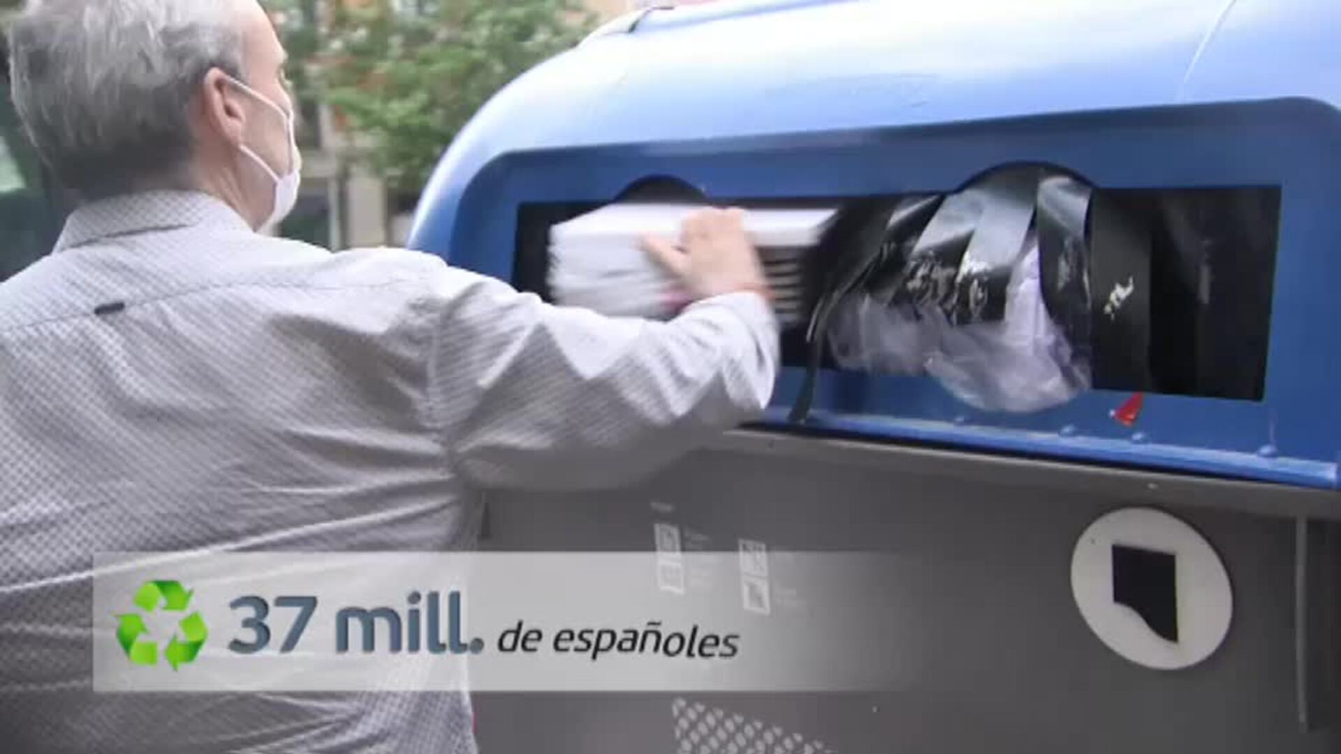 37 millones de españoles contribuyen con la atmósfera reciclando