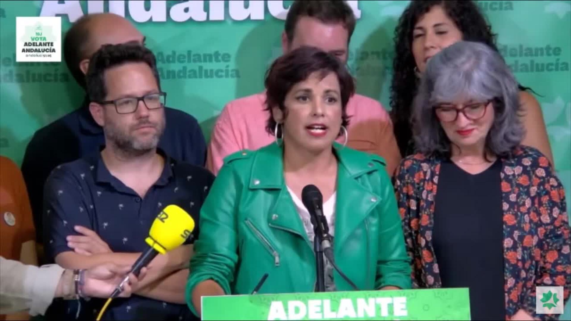 Teresa Rodríguez celebra que Andalucía &quot;ha pinchado el globo&quot; de Vox