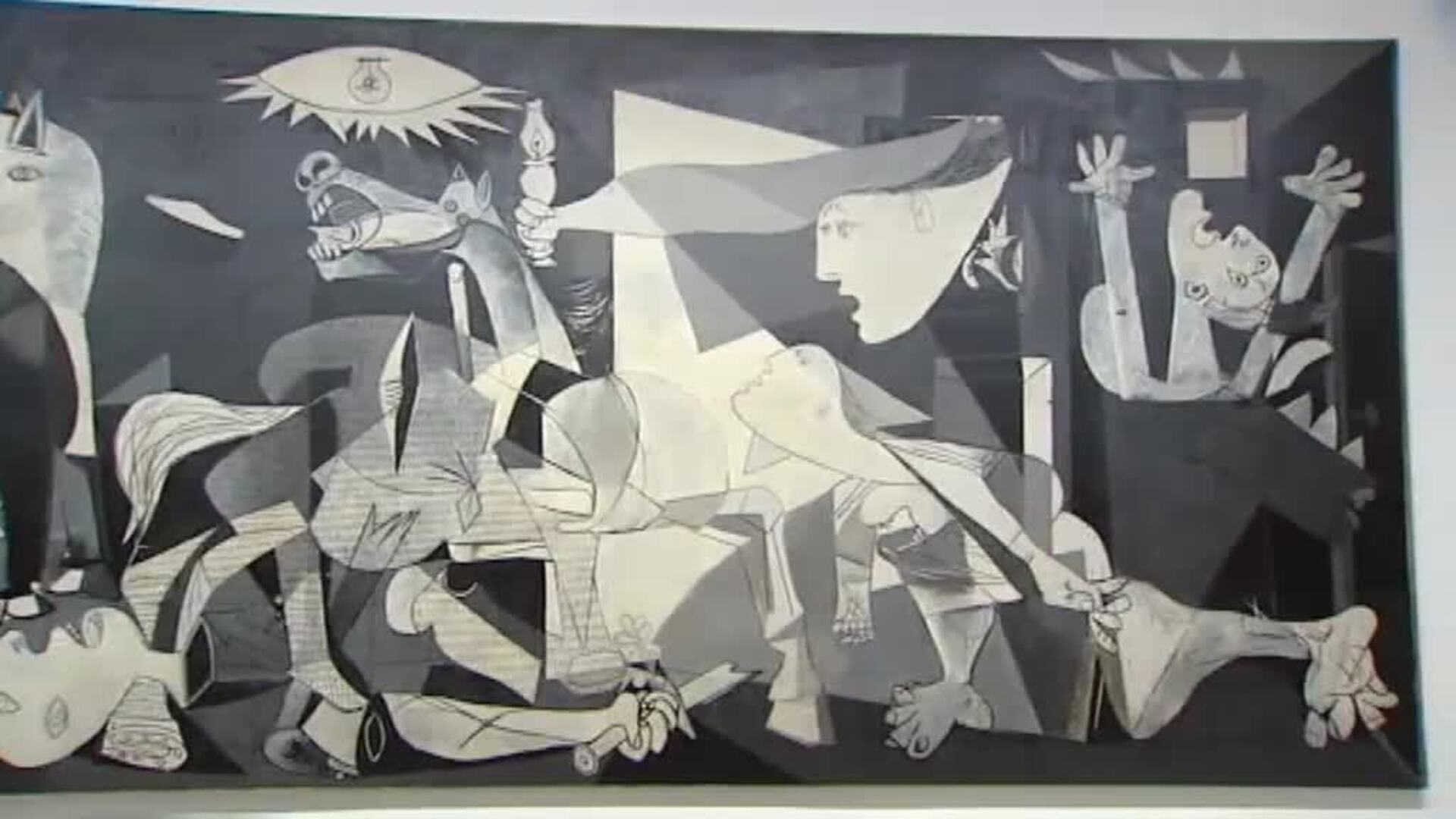 El Guernica más dulce: una inmensa tableta de de chocolate reproduce el cuadro de Picasso