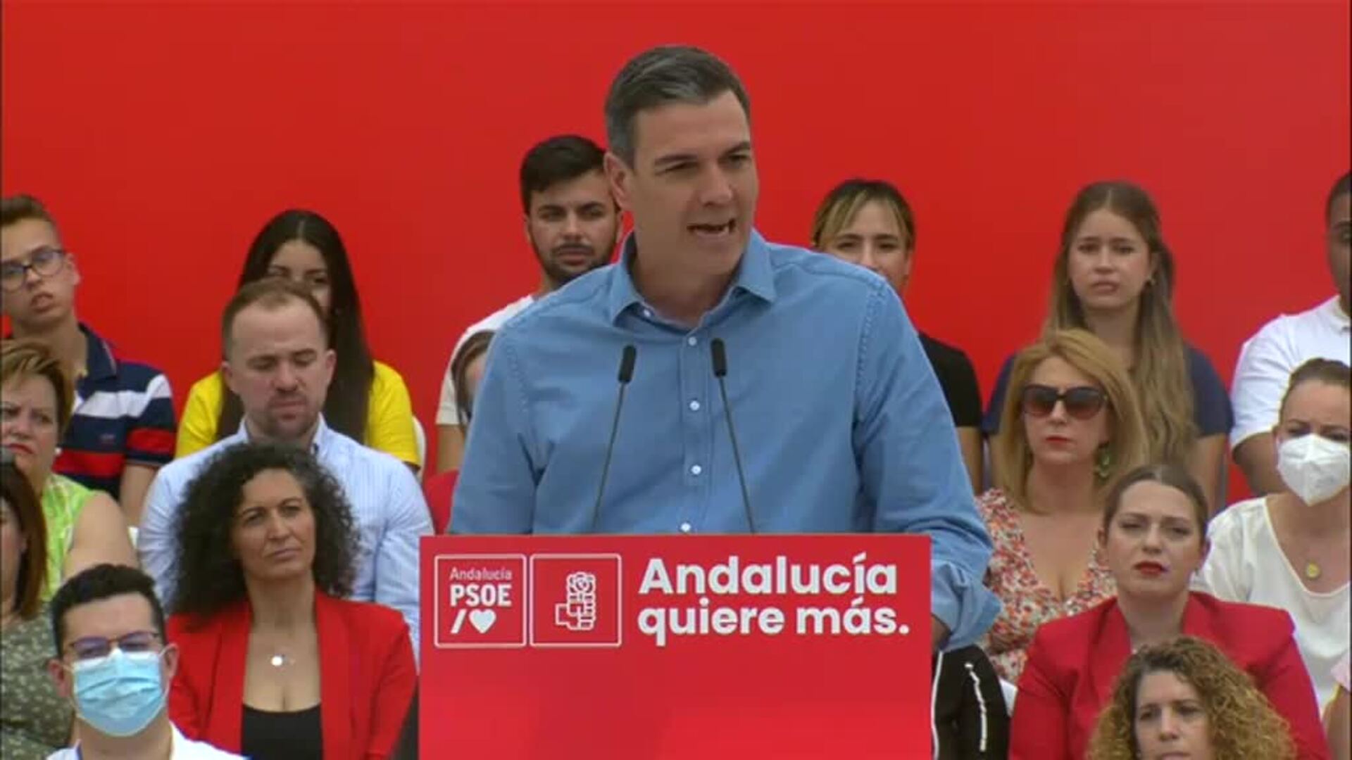 Sánchez carga contra la política &quot;malsana&quot; de la derecha y la ultraderecha