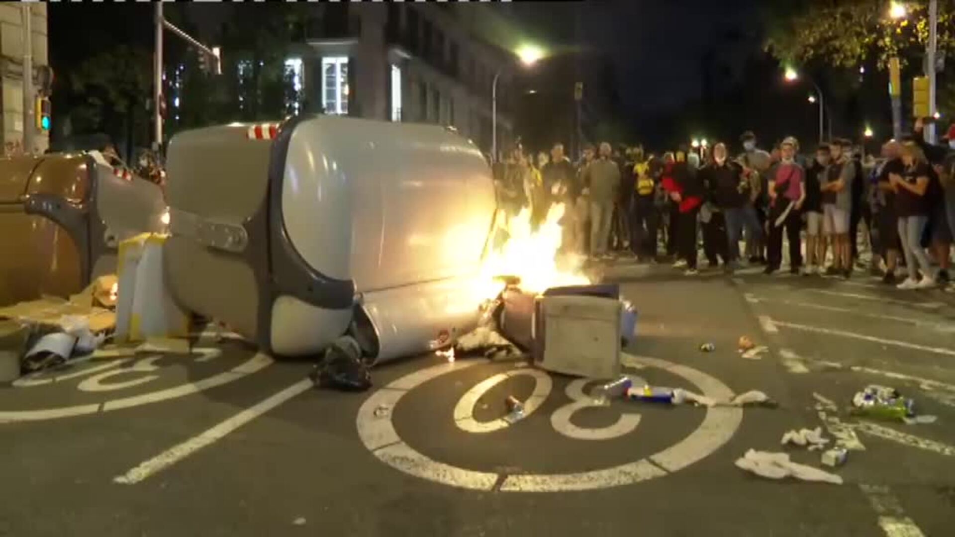Protestas en Cataluña en el cuarto aniversario del referéndum ilegal del 1 de octubre