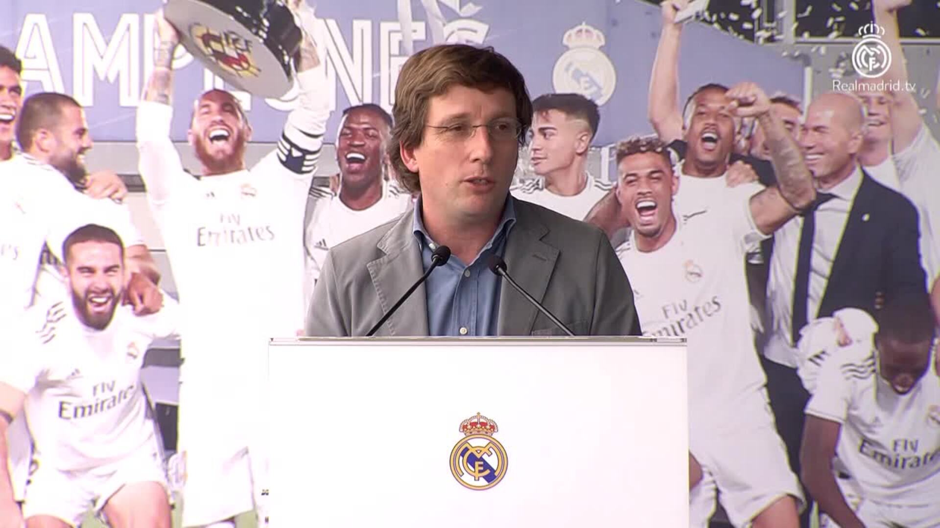 Almeida pide a jugadores del Real Madrid que sigan &quot;generando ilusión&quot;