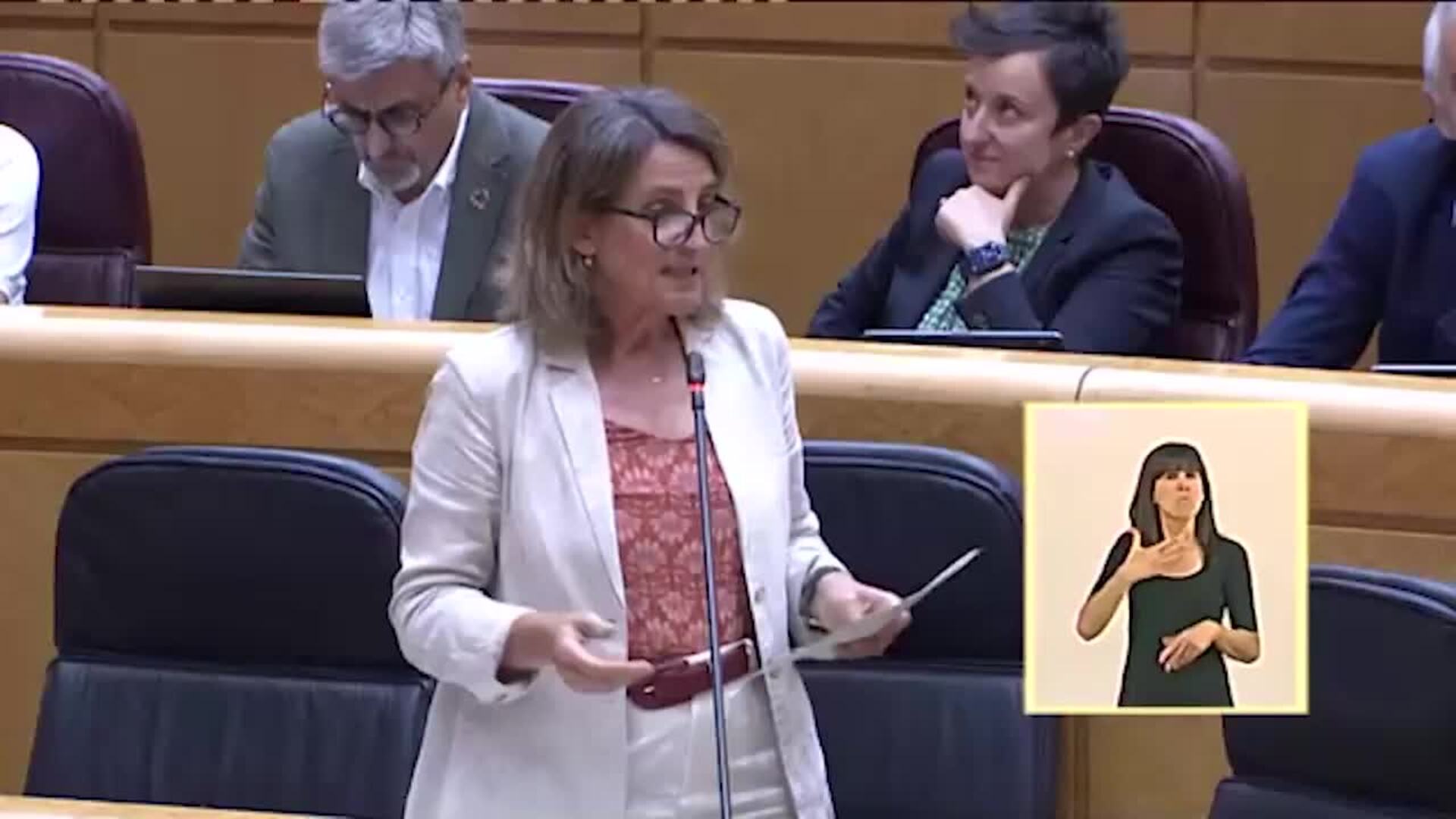 El PP y Ribera se enzarzan con insultos en el pleno del Senado