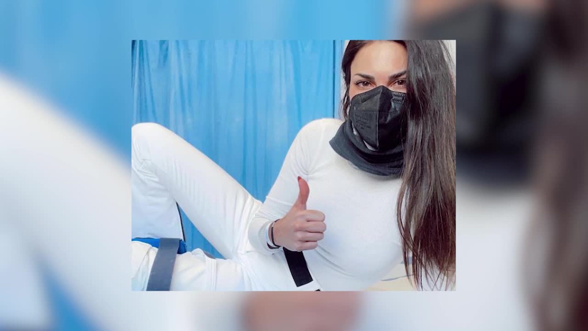 Carla Barber, en el hospital tras sufrir un accidente esquiando