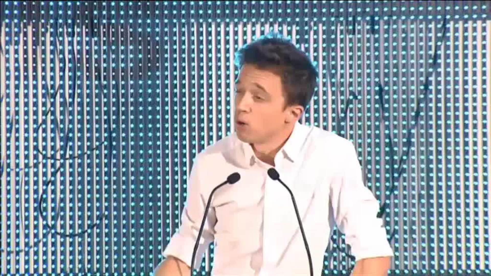 Errejón pide que se hable más de política social y menos de Cataluña en la campaña electoral