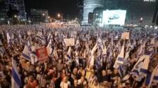 Protestas contra Netanyahu en plena escalada de tensión entre Israel y el sur del Líbano