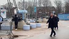 Florentino llega al Etihad Arena para la comida de directivas previa al encuentro de Champions