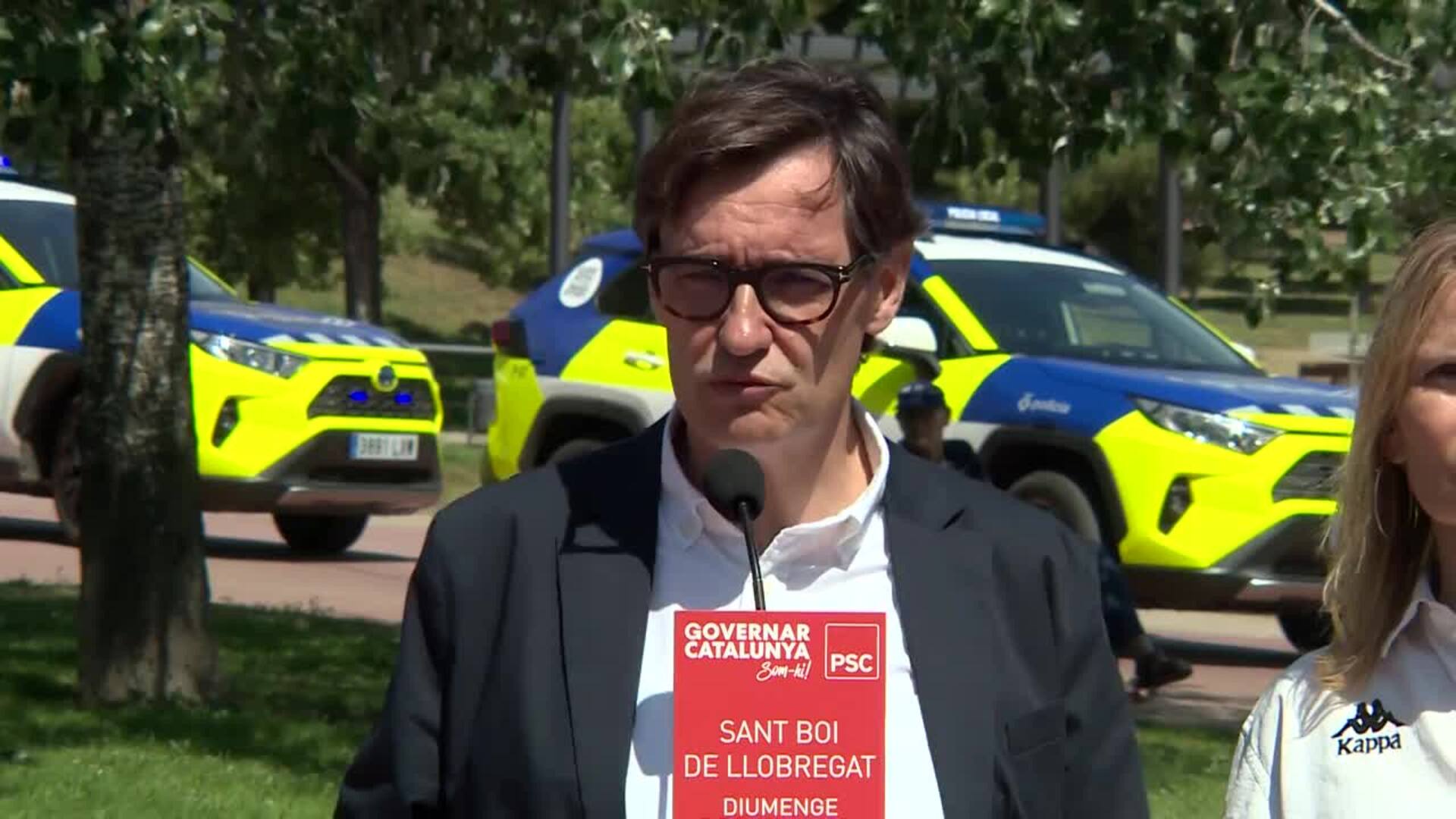 Salvador Illa avisa de que la única vía posible es el diálogo