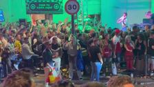 Miles de motoristas se concentran en las calles del Puerto de Santa Maria con motivo del Gran Premio de Motociclismo