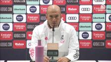 Zidane: «Es un partido especial para reivindicar nuestra fortaleza»