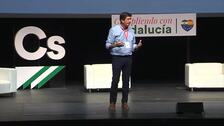 Arrimadas reivindica a Ciudadanos como motor del «milagro andaluz» frente a las encuestas «tristes»