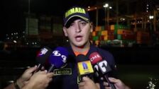 La Armada colombiana rescata a 24 personas tras naufragar a bordo de un barco mercante