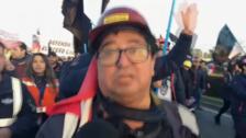 Trabajadores chilenos increpan a ministro de Economía por cierre de siderúrgica nacional