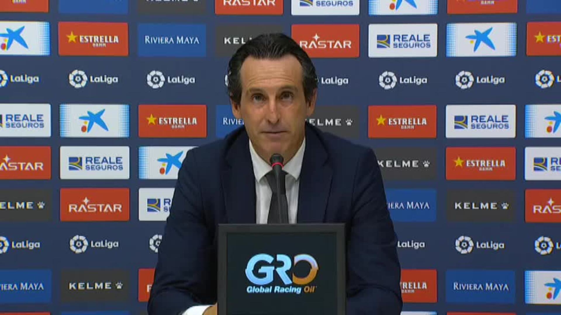 Unai Emery: &quot;El empate es justo&quot;