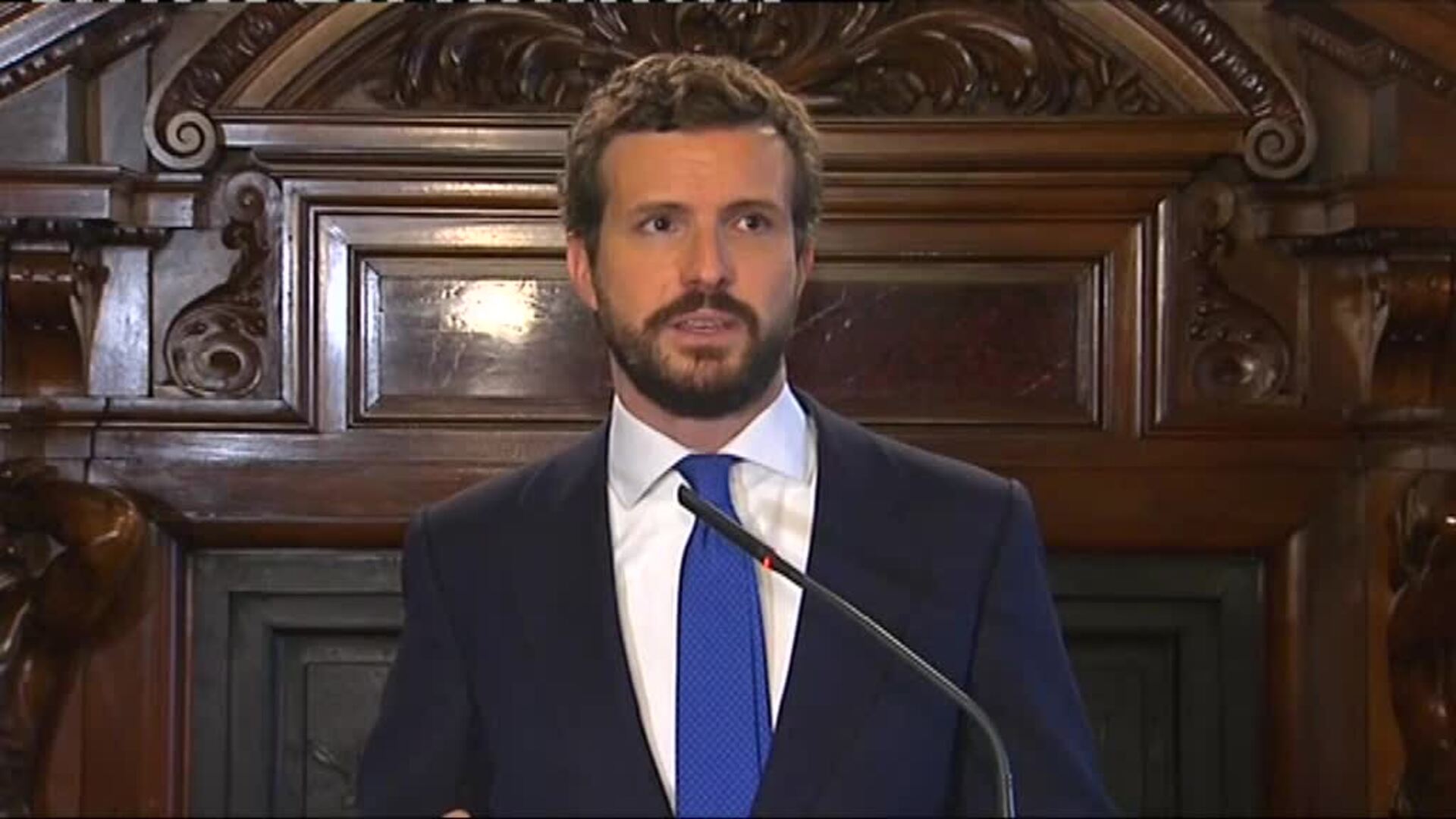 Casado pide el cese &quot;inmediato&quot; de Ábalos y reprocha a Sánchez no haber recibido a Guaidó