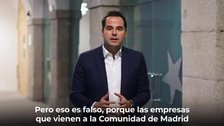 Aguado defiende el modelo fiscal de Madrid