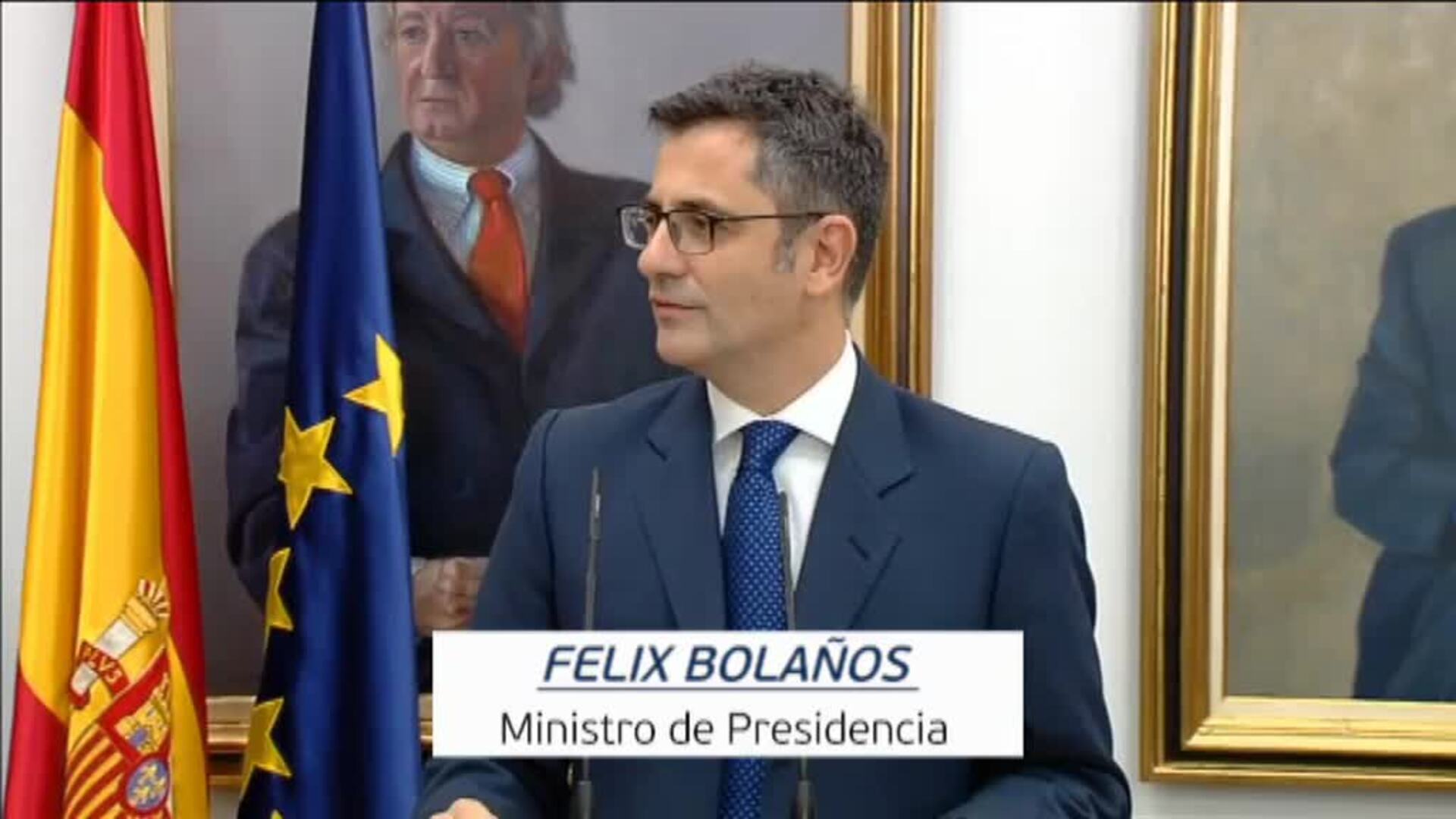 Calvo: &quot;Hemos sabido ser el pilar en el que se sujetaba el presidente del Gobierno&quot;