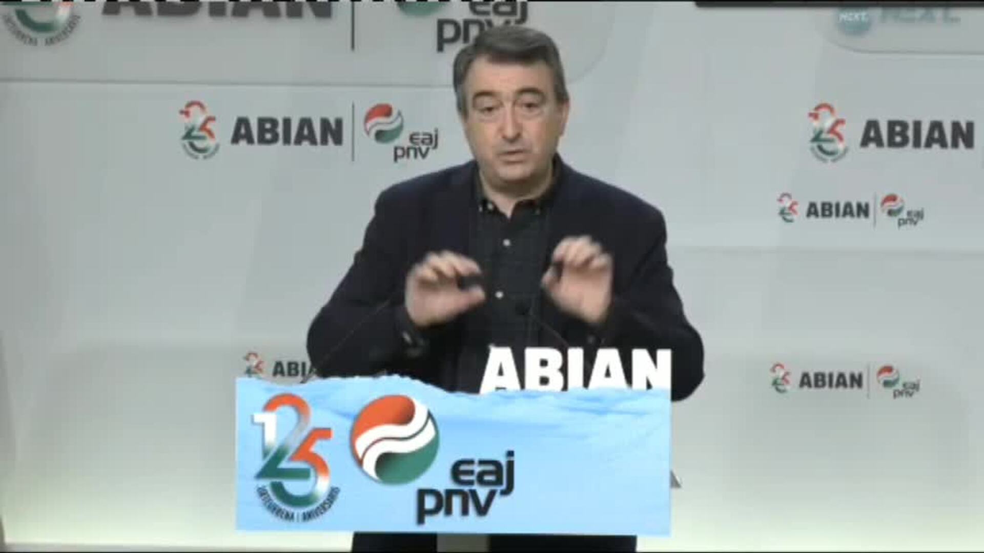 Aitor Esteban (PNV) critica el discurso del Rey: &quot;No se ha mojado&quot;