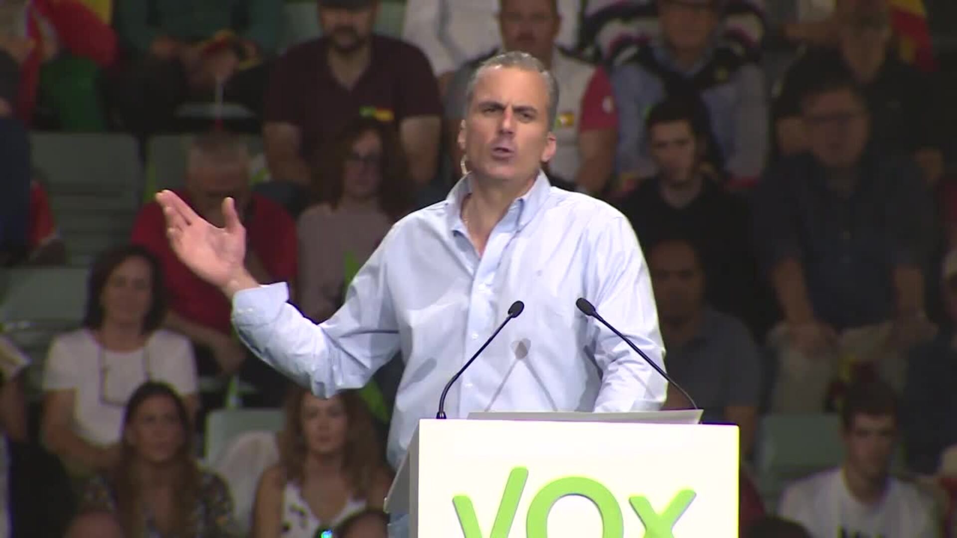 Ortega Smith denuncia la &quot;amenaza&quot; del secesionismo