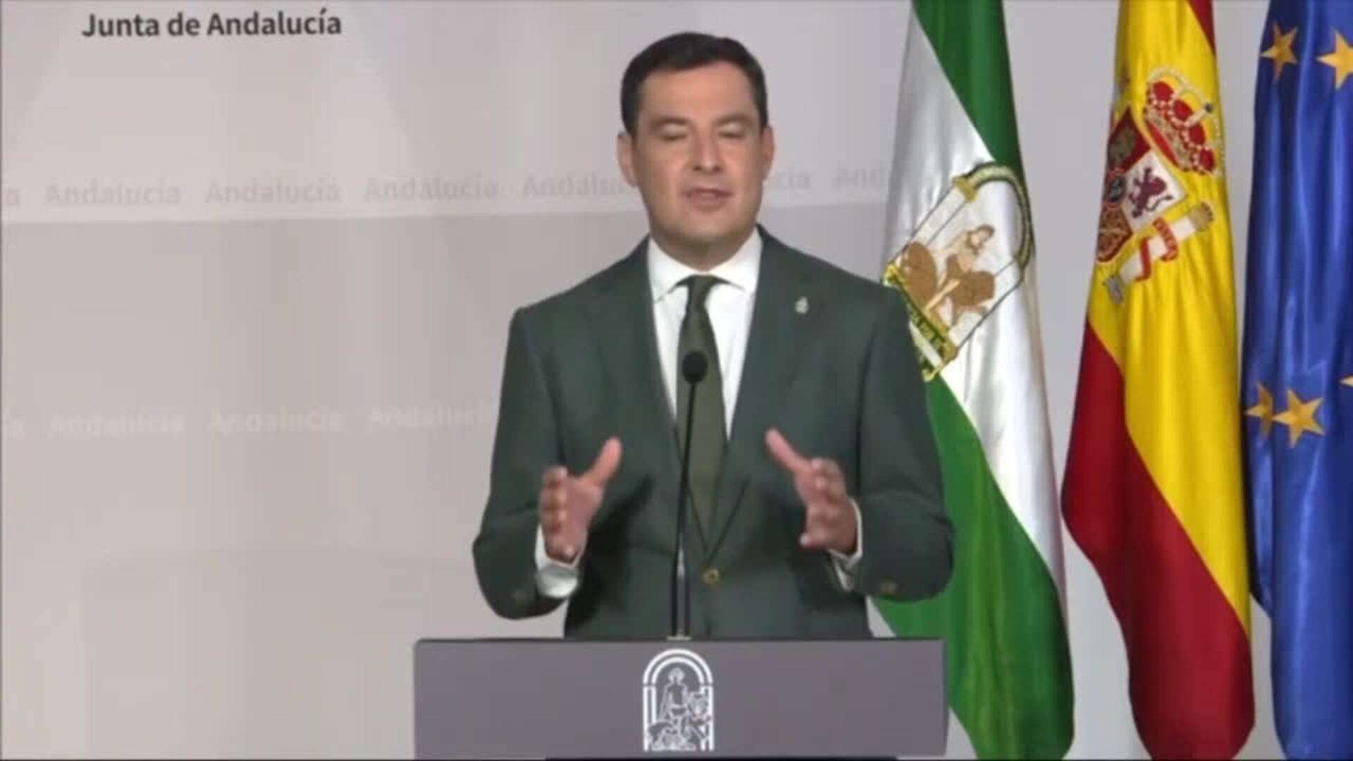 Moreno anuncia &quot;la vuelta a la normalidad&quot; de la mitad de Andalucía