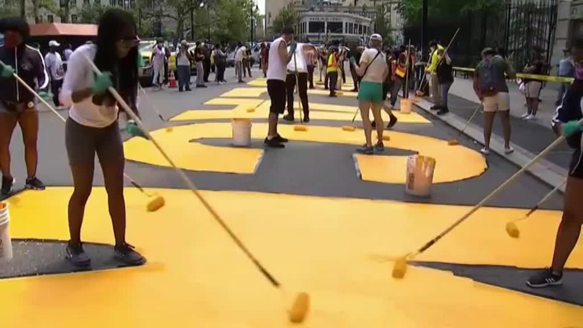 Nueva York plasma en sus calles la frase de &#039;Black Lives Matter&#039;