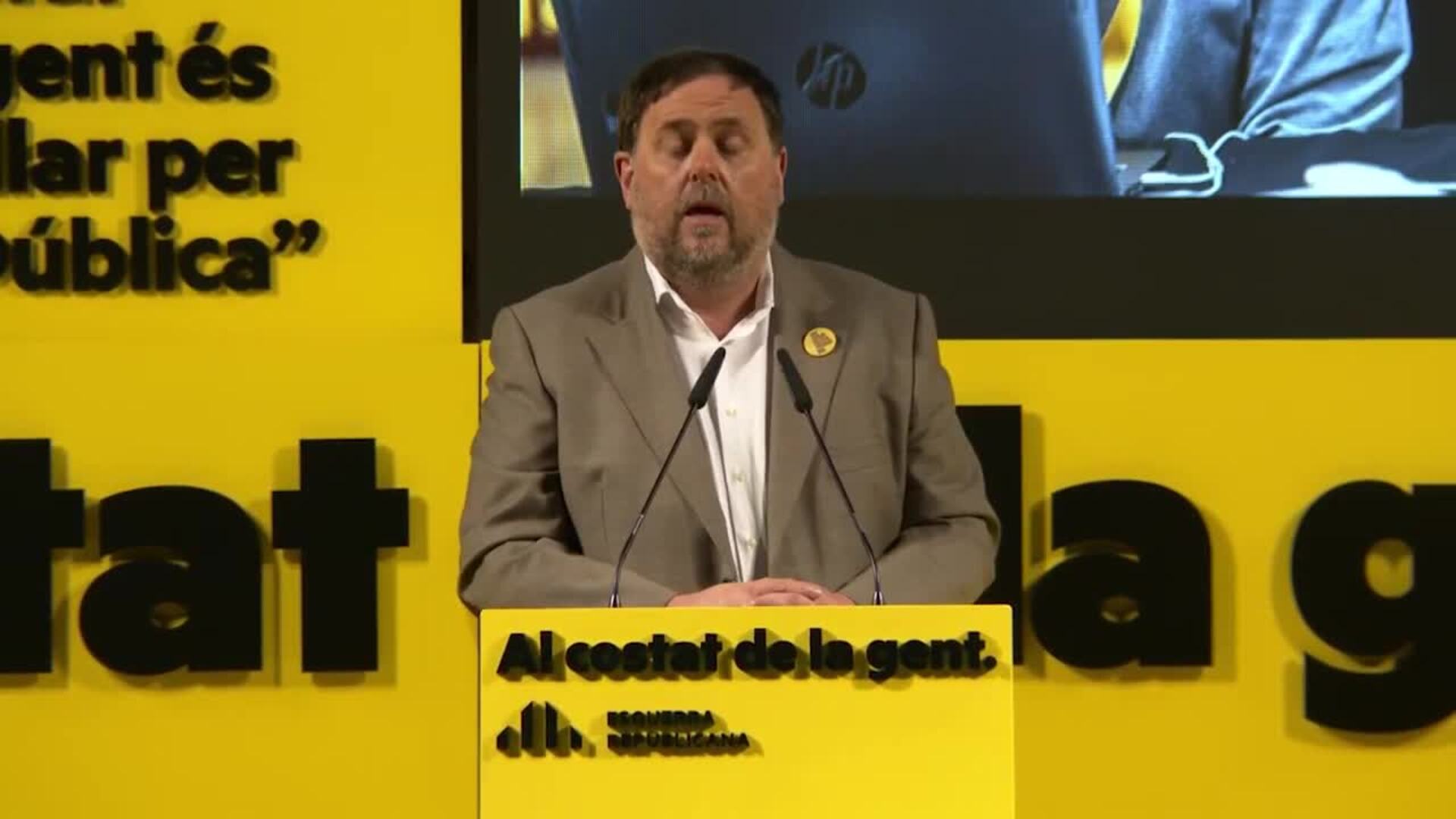 Junqueras garantiza que ERC no aceptará los votos del PSC