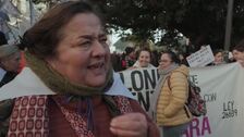 Trabajadores argentinos de la salud paran y marchan en reclamo de mejoras salariales