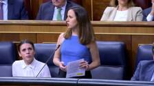 El PSOE aplaude a Belarra en el Congreso tras arremeter contra Juan Carlos I