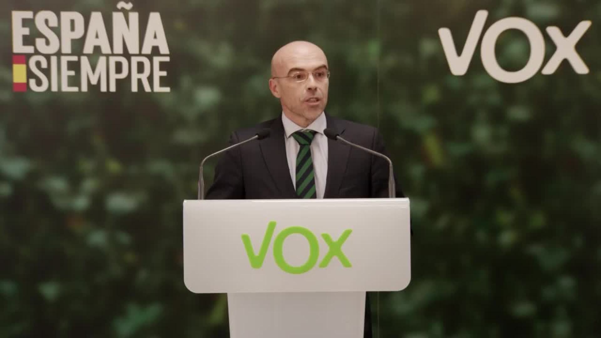 Vox celebra los resultados que arrojan los primeros datos