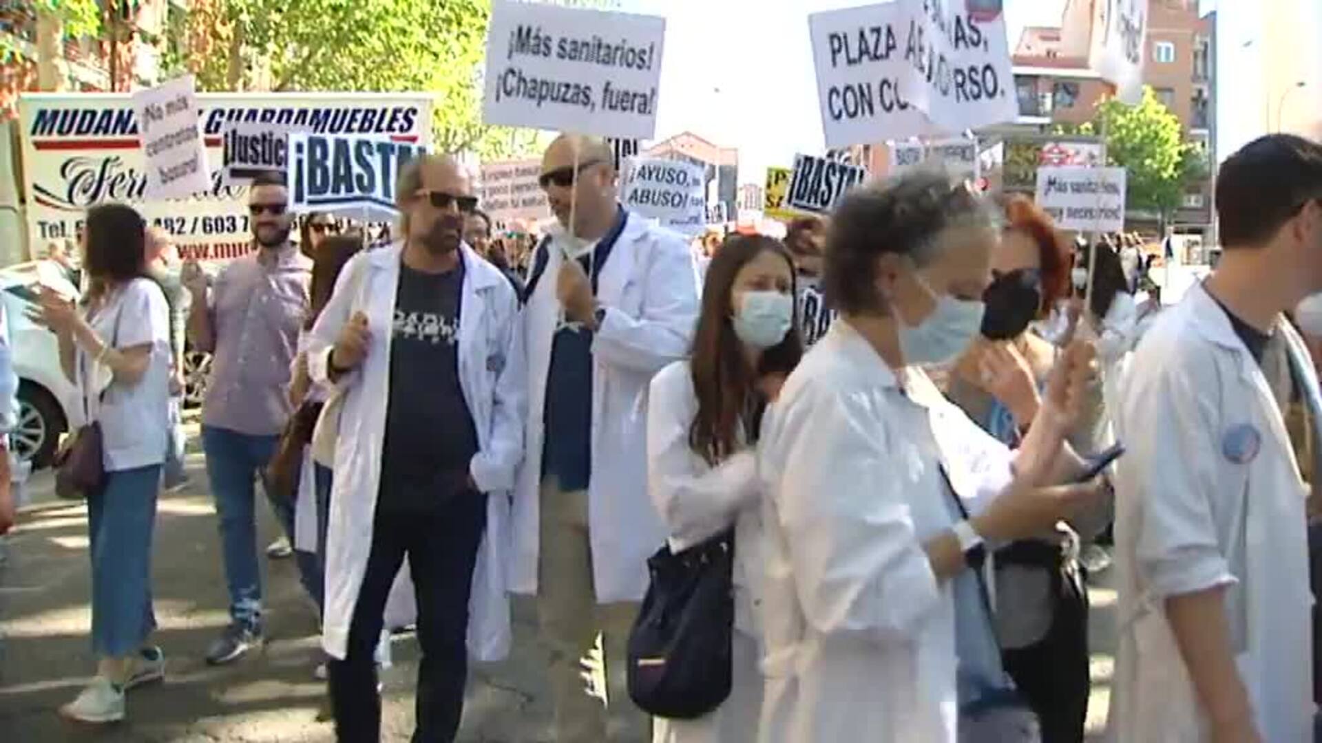 Huelga indefinida de médicos especialistas en la Comunidad de Madrid