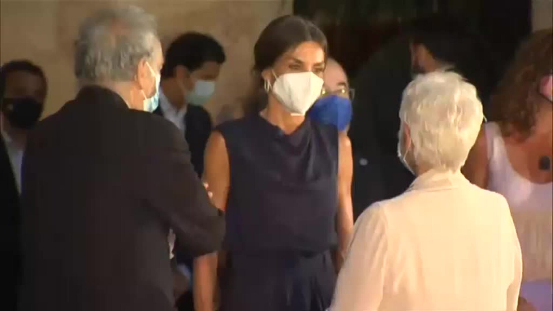 La reina asiste a la clausura del festival de cine en Palma de Mallorca