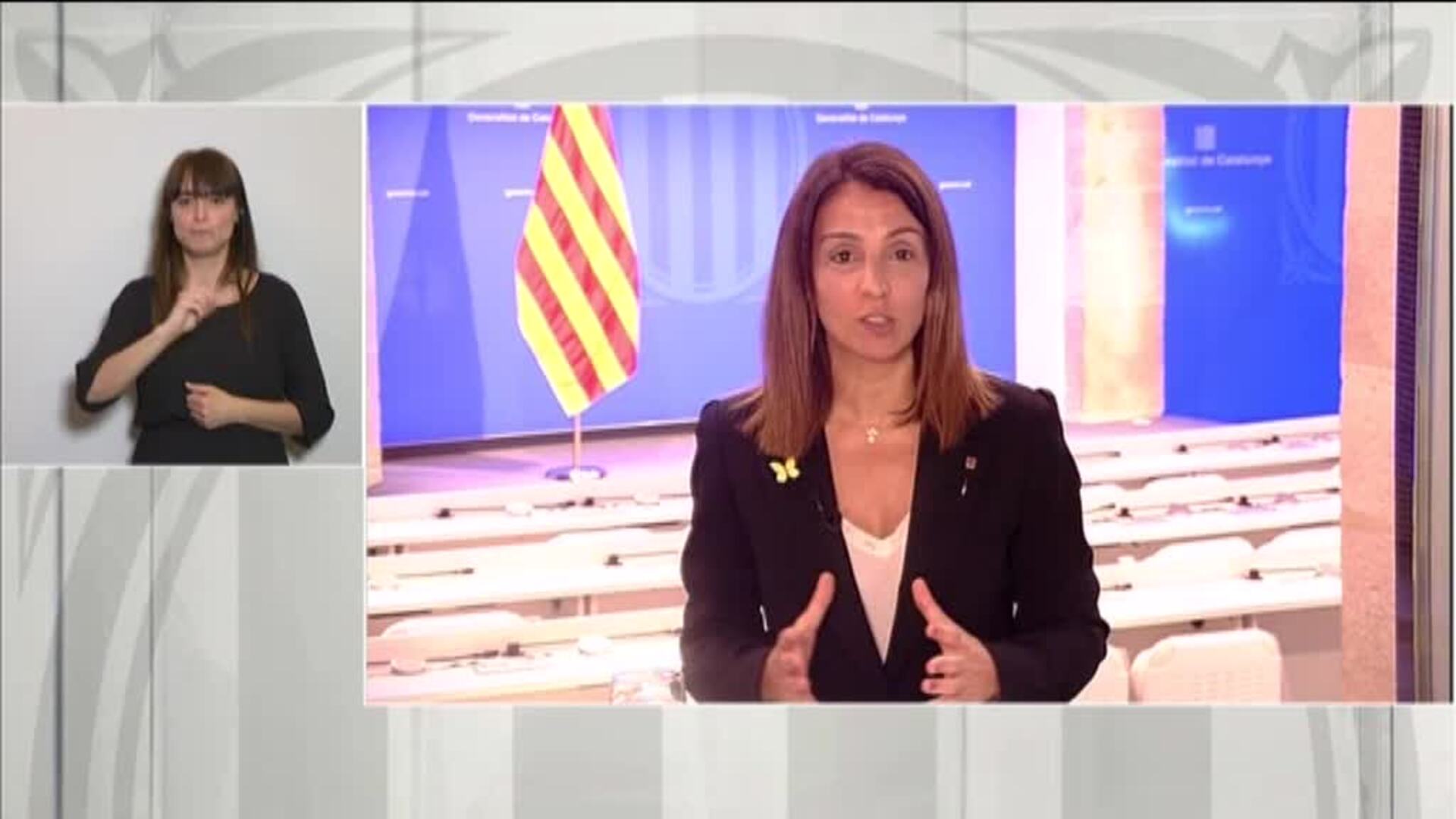 El Govern asegura no contemplar elecciones y que &quot;solo&quot; le corresponde a Torra convocarlas