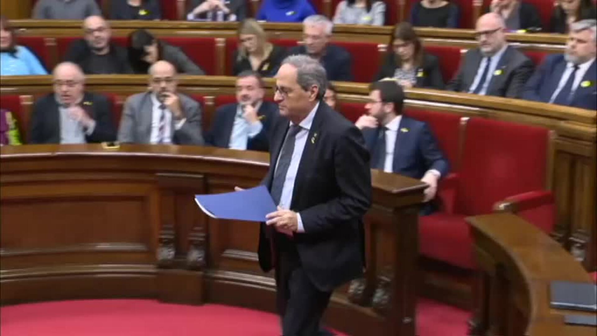 El Parlament decide si inhabilita a Quim Torra como diputado