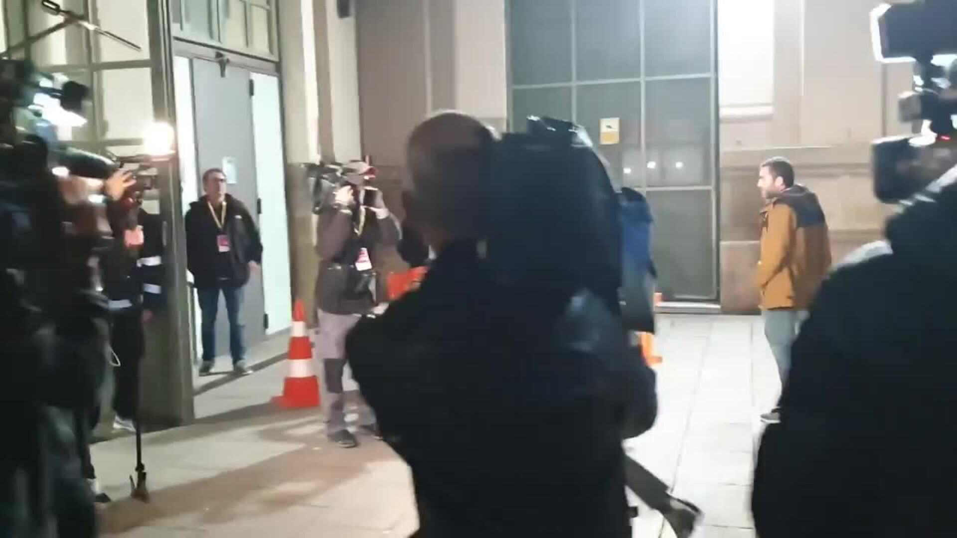 Aragonès llega a la Estació del Nord para seguir la noche electoral