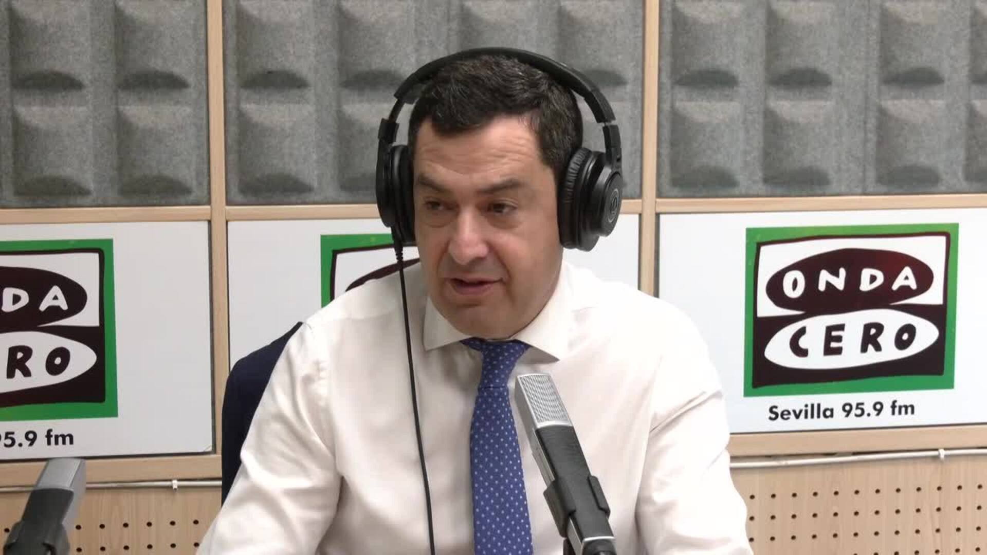 Moreno quiere gobierno monocolor como el de Ayuso