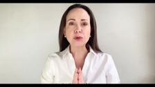 María Corina Machado pide a los venezolanos quedarse en sus casas el día de los comicios