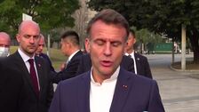 Macron pide en China una "nueva vía de reequilibrio" en los lazos entre Pekín y Europa