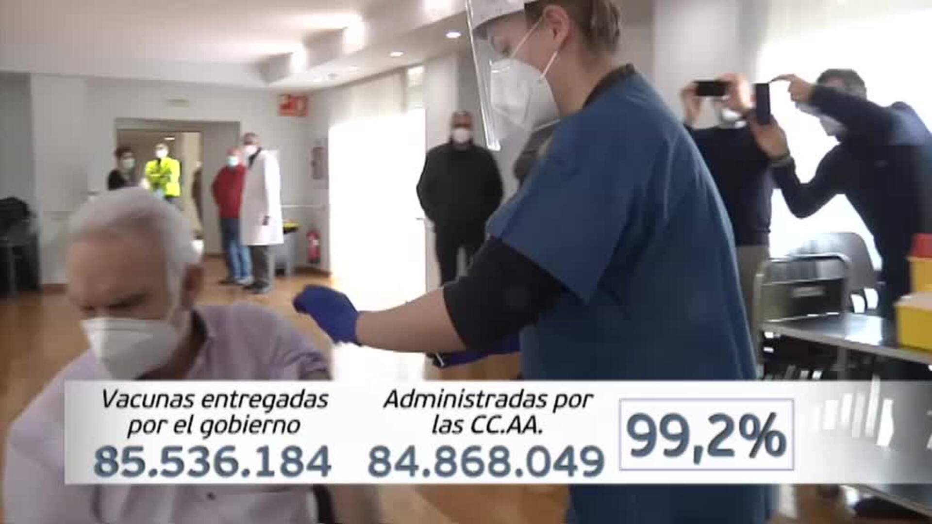 Se cumple un año de la llegada de las vacunas a España