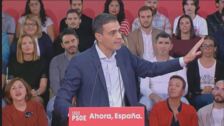 Pedro Sánchez se desgañita en Cádiz para rematar la faena el 10-N con mayoría absoluta
