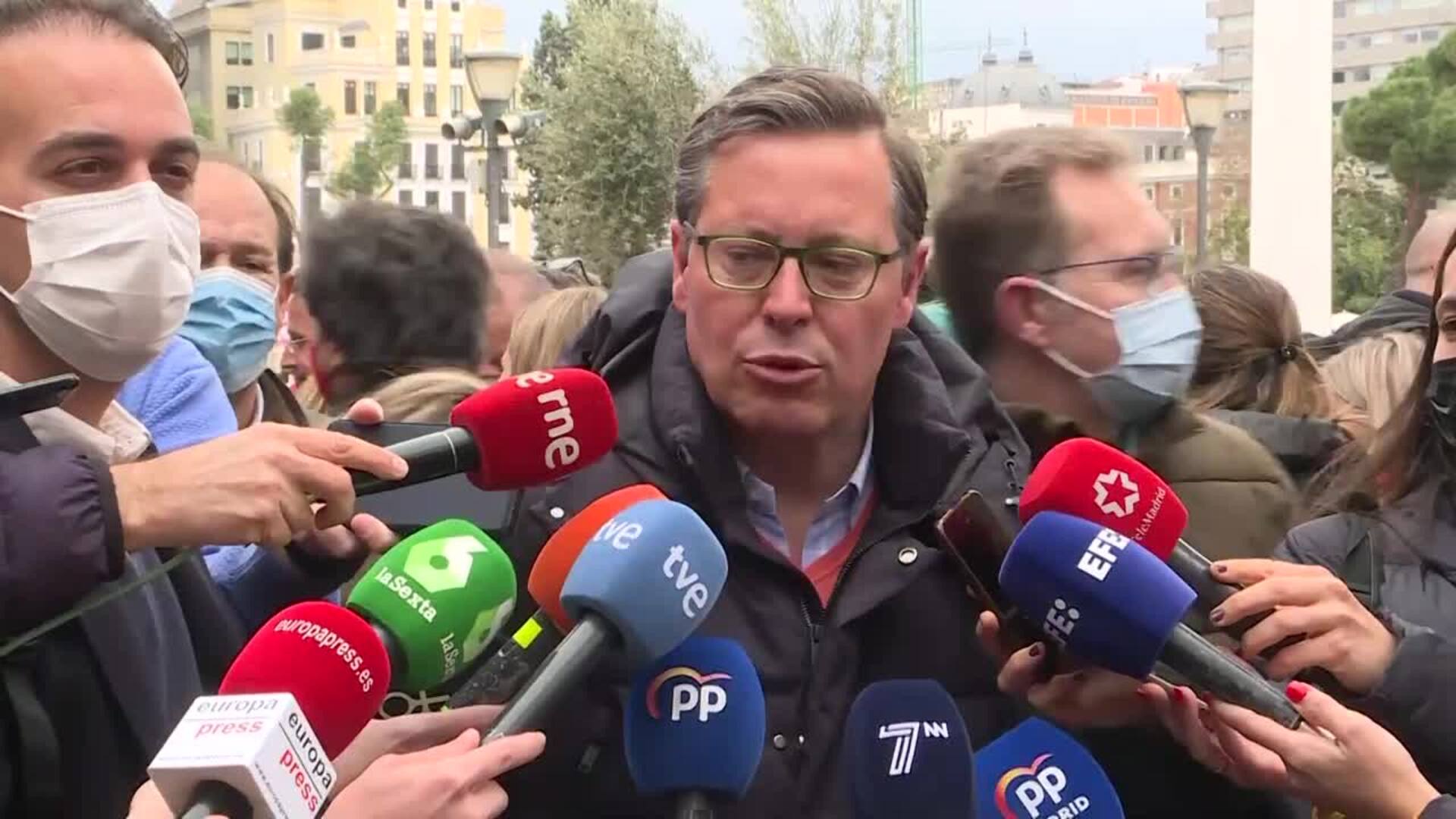 Serrano (PP) critica que el Gobierno &quot;ha cumplido&quot; los compromisos de ETA