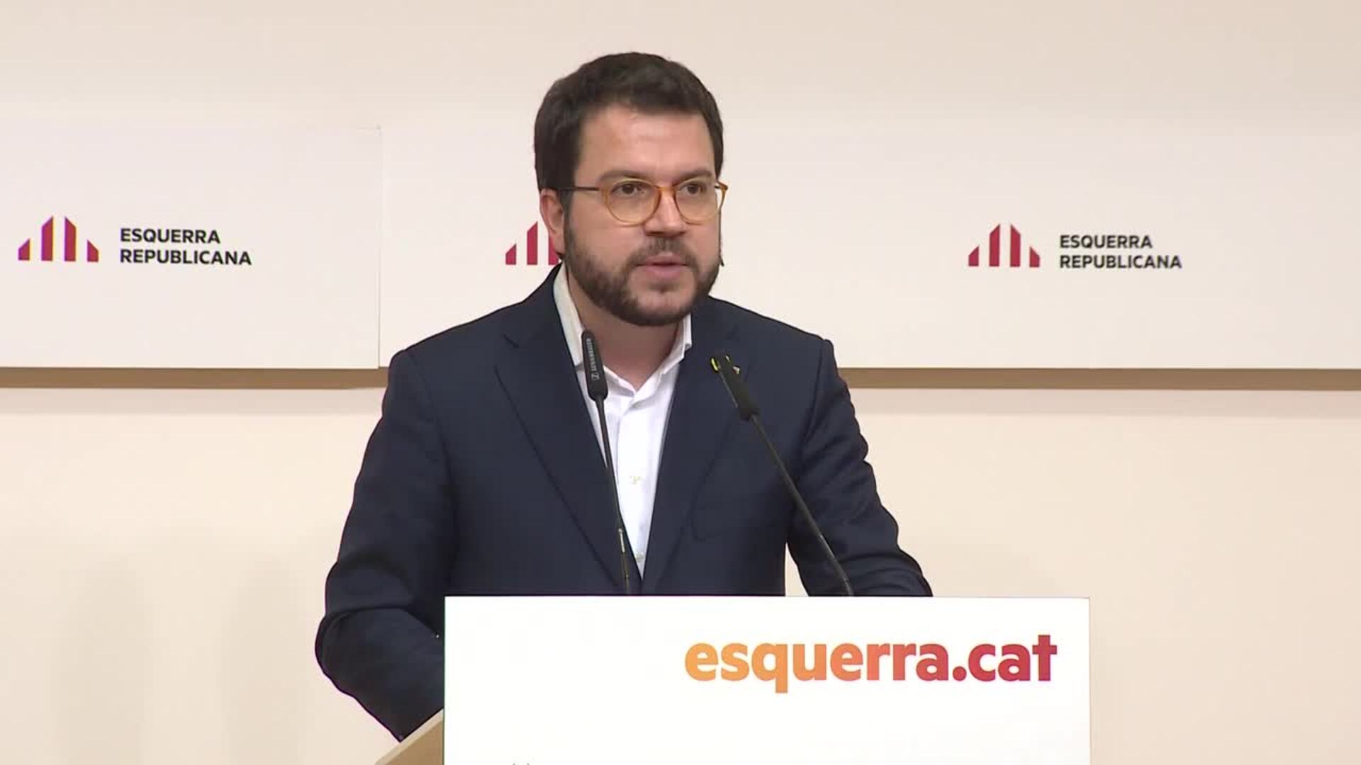 Aragonès pide a Sassoli que proteja la inmunidad de Junqueras