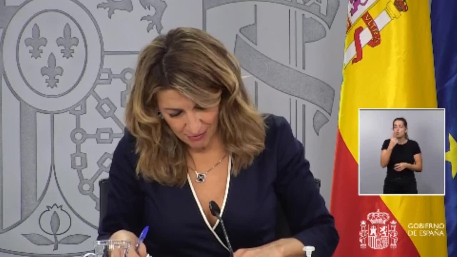 Díaz defiende que el acuerdo de la reforma laboral &quot;permanezca como está&quot;