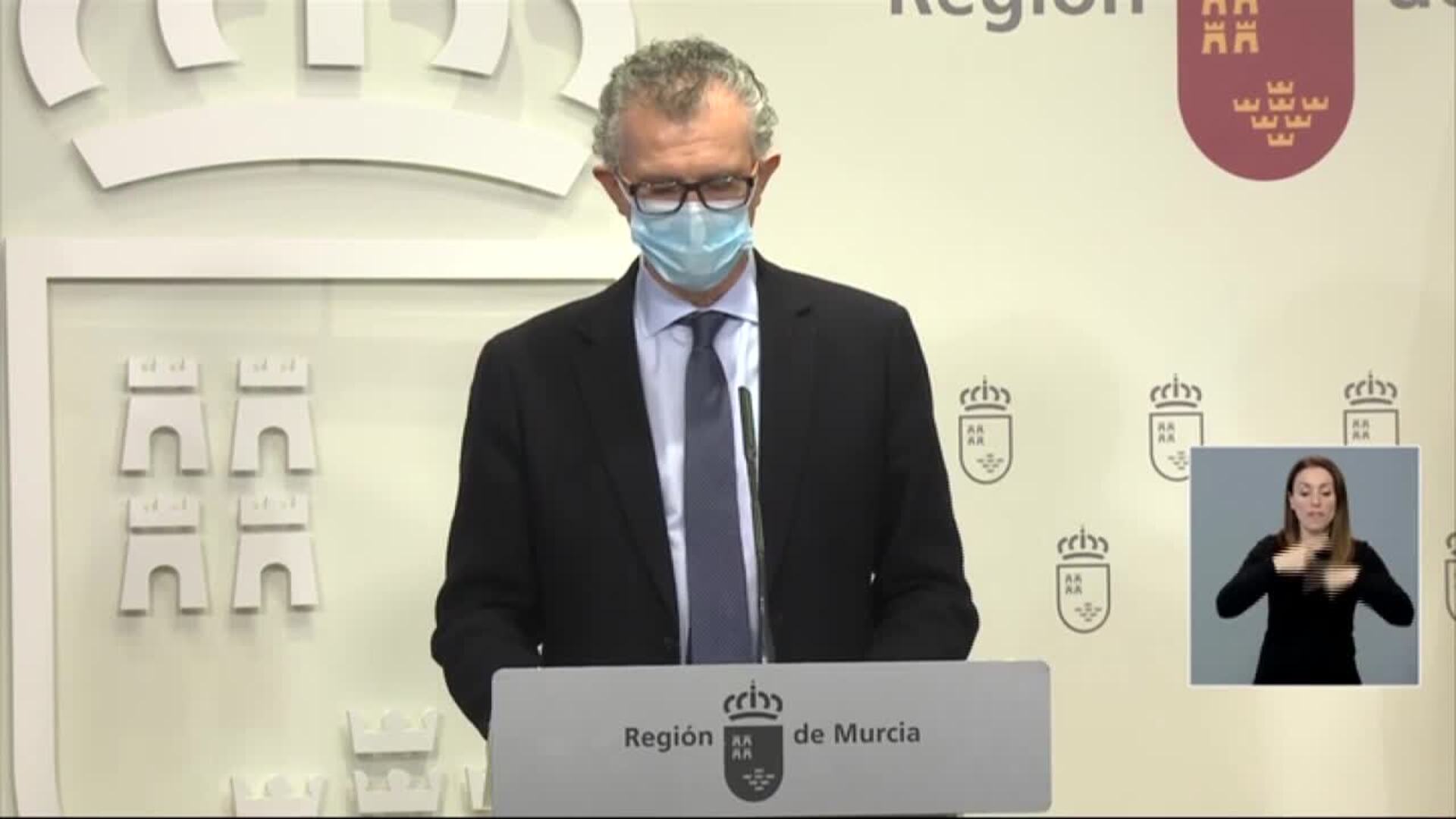 La Consejería de Salud de la Región de Murcia mantiene las restricciones