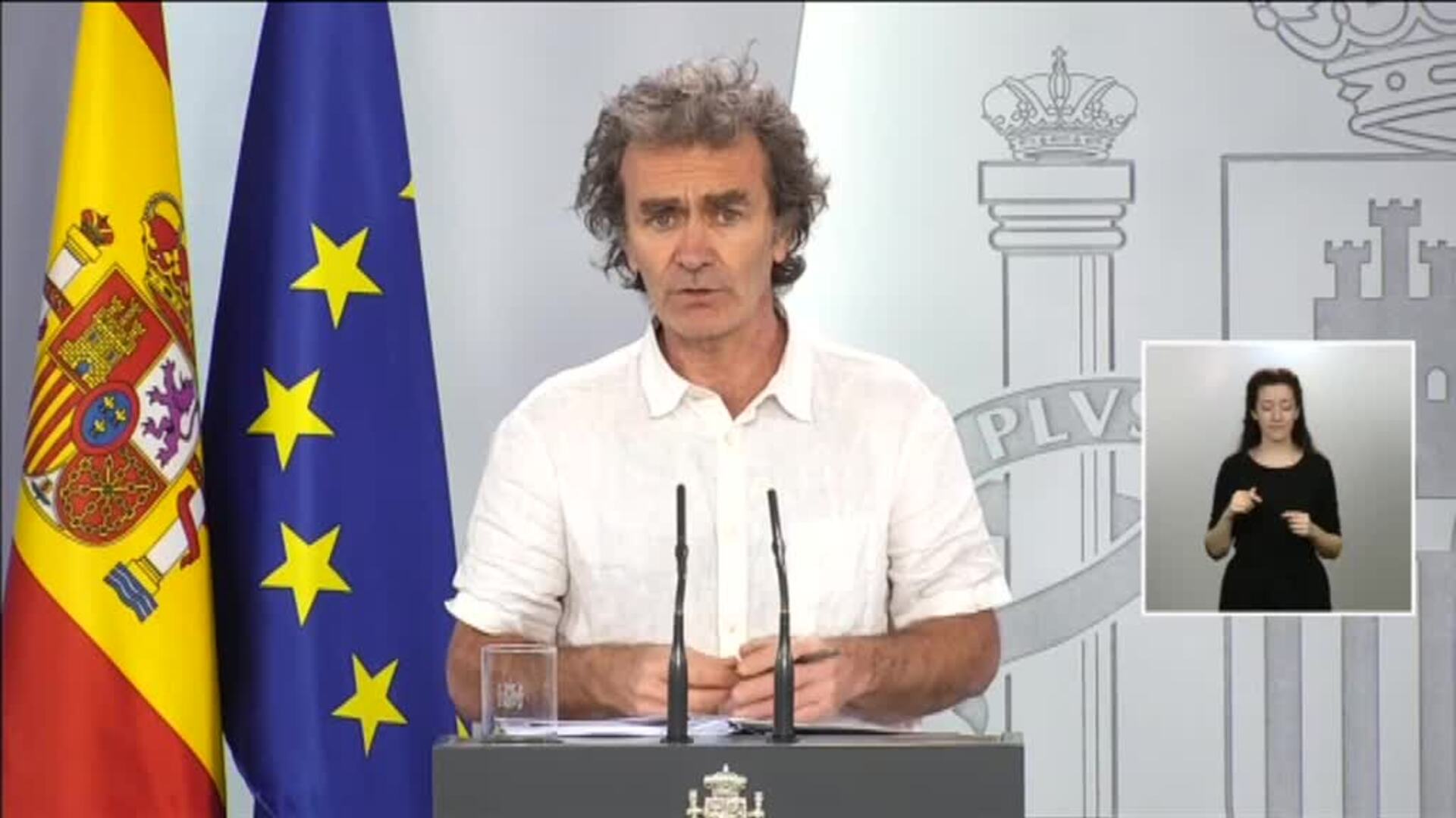 Simón: &quot;Las mascarillas en el ámbito de trabajo son altamente recomendables cuando no se pueda mantener la distancia de seguridad&quot;