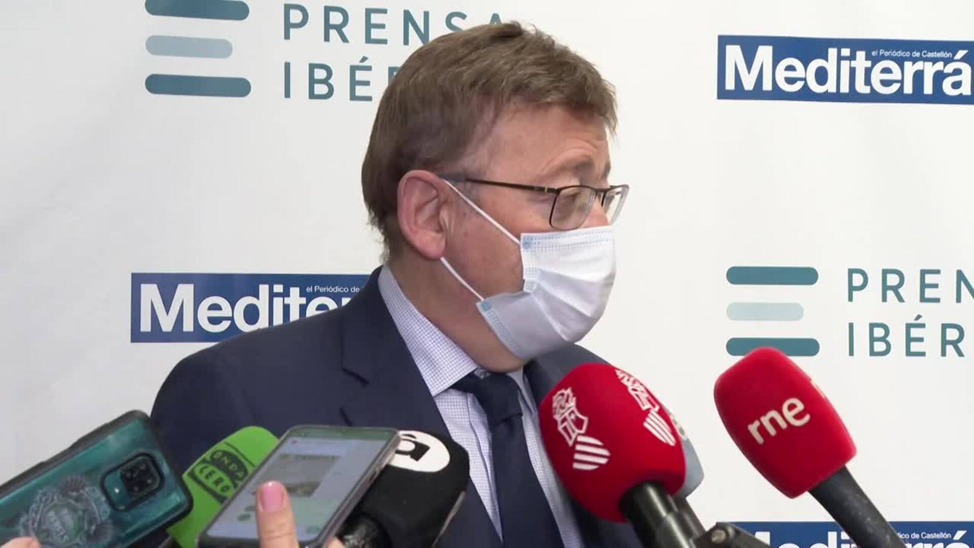 Puig no es partidario de &quot;generalizar nuevas restricciones&quot; en Navidad