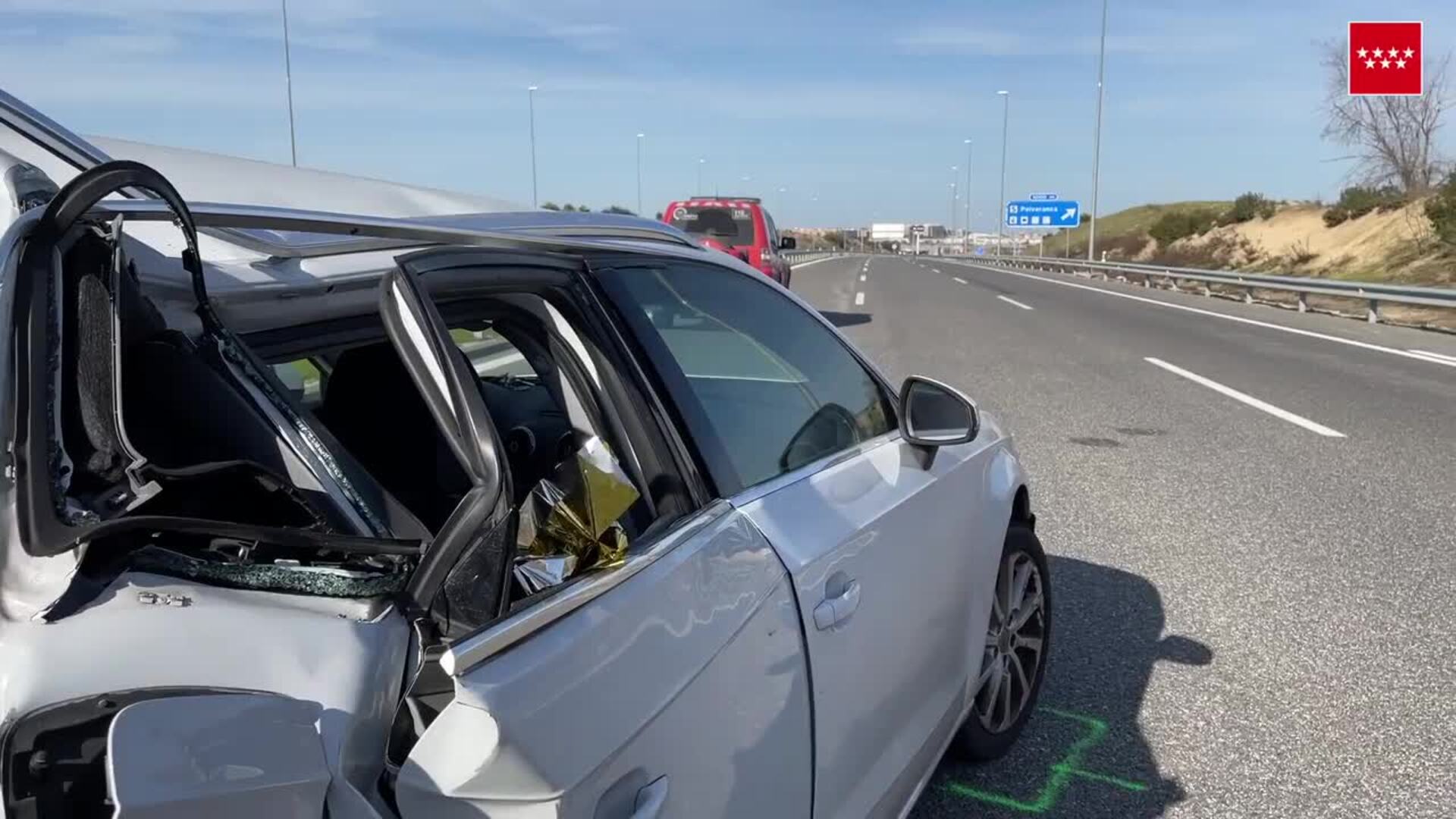 Muere un conductor al ser embestido tras quedarse sin gasolina