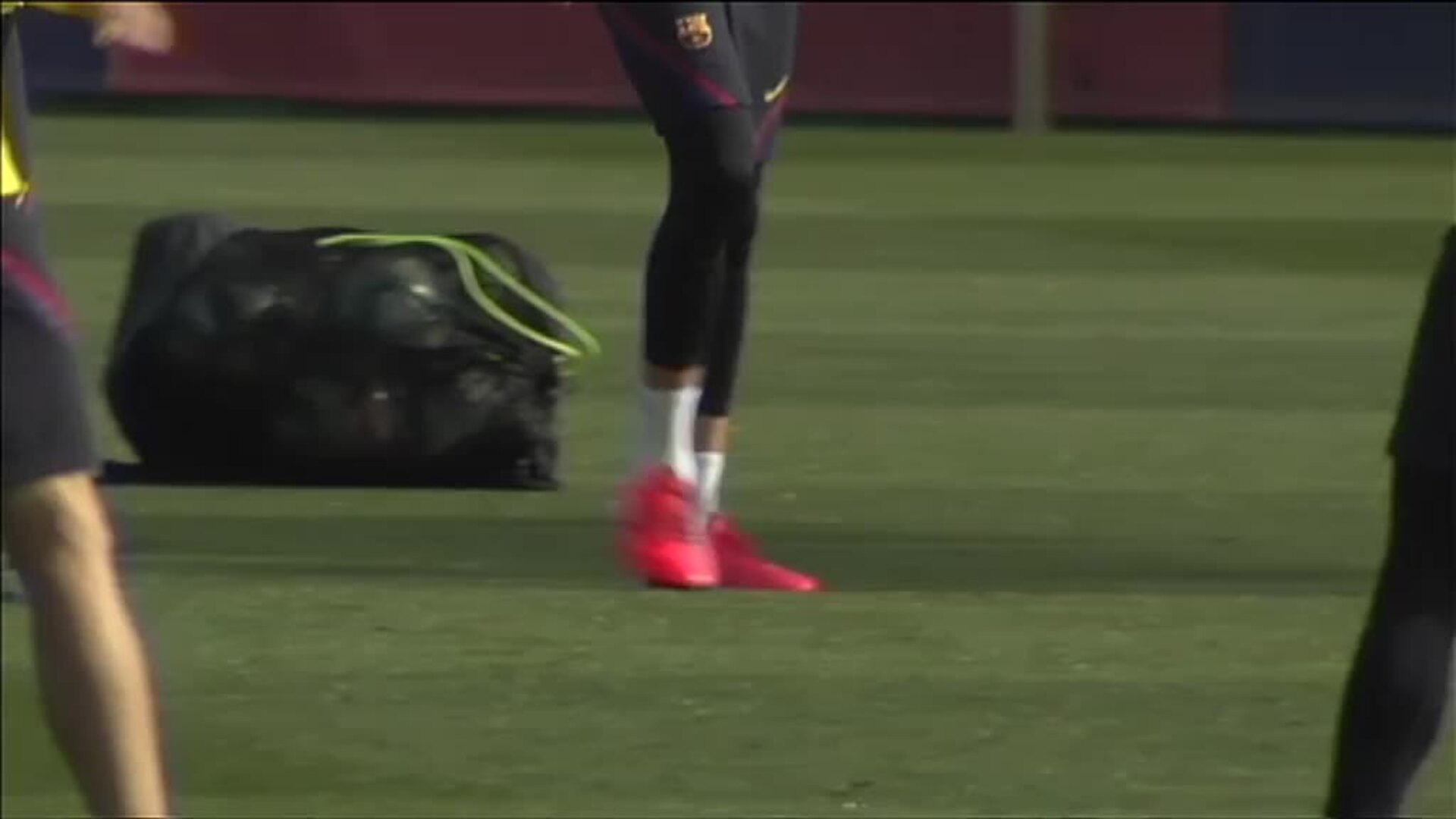 Último entrenamiento del Barça antes del Clásico frente al Real Madrid