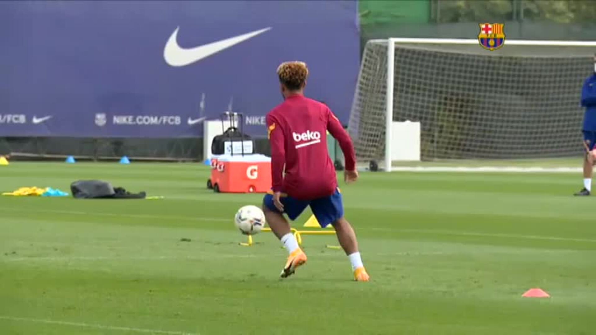 El Barça prepara ya el partido de Liga de este sábado ante el Betis previo al parón de selecciones